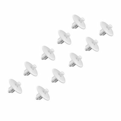 Buderus clamping pin grid end traffic white (10x) 63028124 NEW