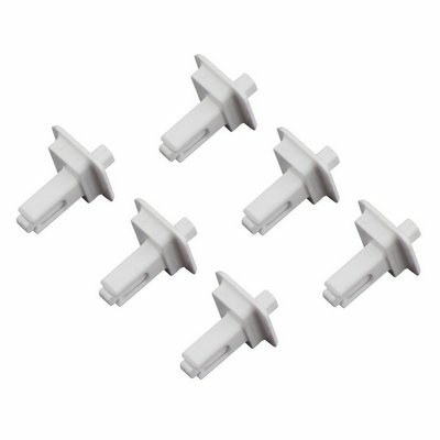 Buderus Klemmstift Gittermitte verkehrsweiß (6x) 63028127 NEU