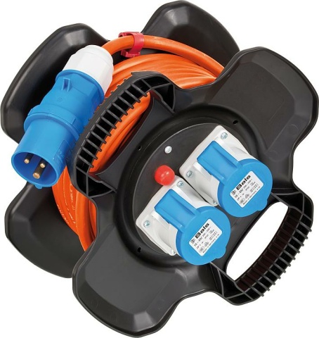 Brennenstuhl rubber cable reel X-Gum CEE camping/maritime NEW