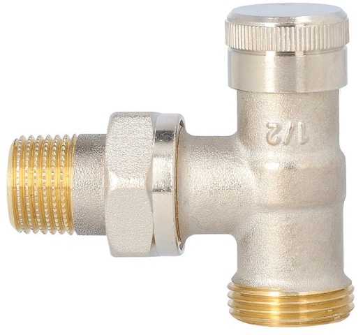 Danfoss terugloopfitting RLV15, bocht DN15 (1/2"") x DN20 (3/4"") Euroconus NIEUW