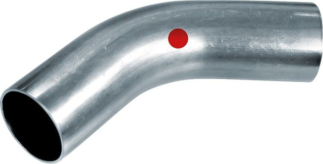 Eurotubi C-Stahl Pressfitting M-Kontur Passbogen 45° 54mm NEU