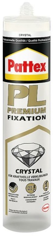 Pattex PRO400 Crystal assembly adhesive [transparent] 290g cartridge NEW