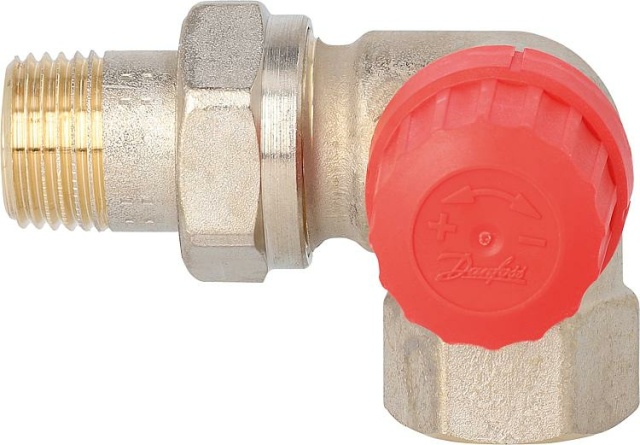 Válvula termostática Danfoss RA-N10, ángulo recto DN10 (3/8"") 013G0231 NUEVO