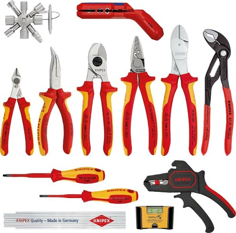 Knipex Elektrowerkzeug-Set 13-teilig NEU