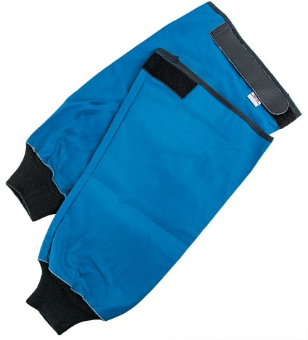 W R Armschoner hitzebeständig, blau, 1 Paar NEU