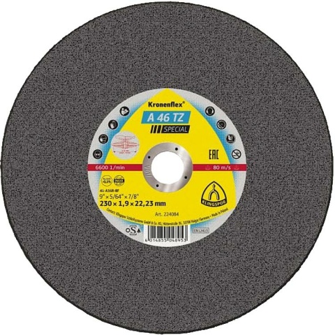 Disco de corte Klingspor 230x1,9x22,23mm NUEVO