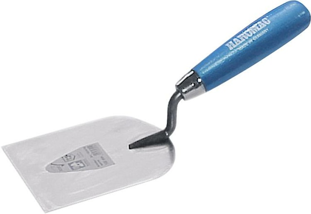 Haromac plasterers trowel 120mm stainless steel blue handle NEW
