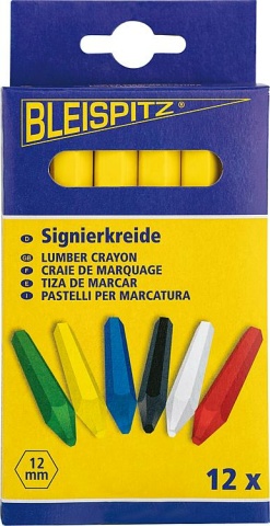 Haromac marking chalk yellow PU=12 pieces NEW