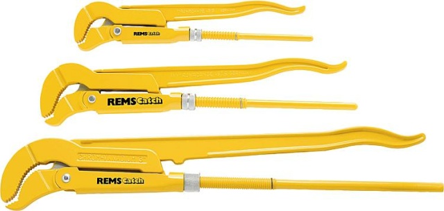 Rems Promotion set de pinces à tubes Catch Set 3 pièces S S1"",S 1 1/2"",S 2"" NOUVEAU