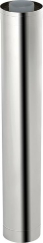 Wolf Abgasrohr Wolf, DN110/160 500 mm, edelstahl 2651563 NEU