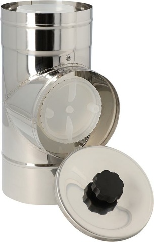 Pezzo dispezione Wolf DN110/160, acciaio inox 2651533 NUOVO