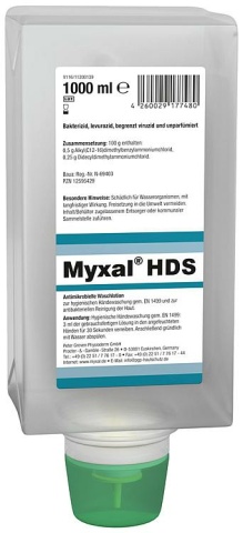 Myxal Wash Lotion HDS Antimicrobial 1l Vario Bottle NEW