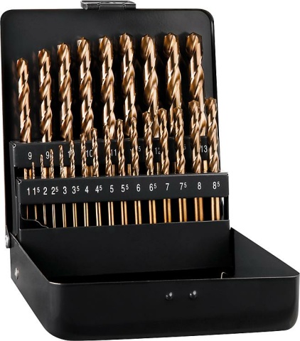 Alpen HSS-Co Spiralbohrer-Set 25-teilig DIN 338 RN NEU