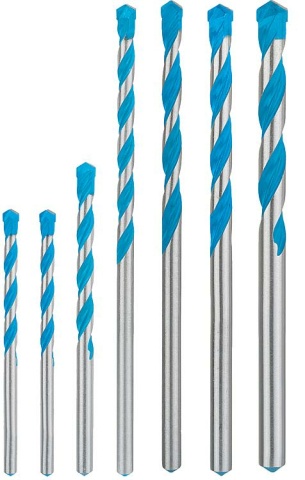 Bosch Mehrzweckbohrer-Set BOSCH® EXPERT EXPERTMultiContruction Ø 5/5,5/6/7/8/10 mm, 7-teilig mit Zylinderschaft NEU