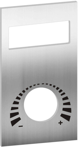 Panel de diseño Thermokon NOVOS 3 SR P aluminio, BTypS NULL NUEVO