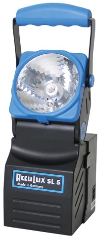 AccuLux SL 5 light, azul/negro sin cargador NUEVO