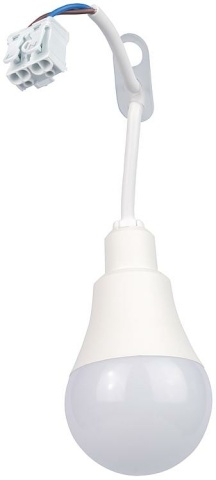 Douille de chantier à LED Dotlux avec ampoule intégrée 12W 4000K NOUVELLE