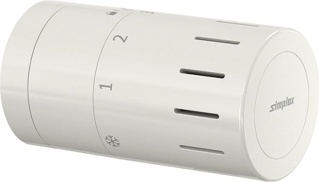 Simplex FL Design-Thermostatkopf TC-D1 weiß M30 x 1,5 mit Nullstellung NEU