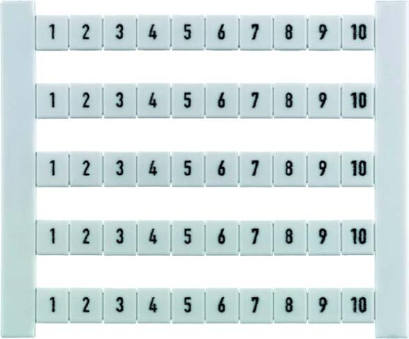 Weidmüller terminal marker dekafix ws DEK 5 FWZ 1-10 NIEUW