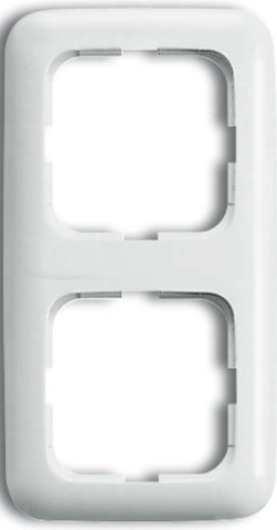 Busch-Jaeger frame 2-fold aws vertical + horizontal. 2512-214 NEW