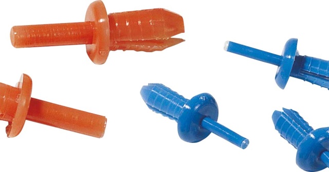 HellermannTyton Spreizniet 6.0-6.4mm PA6 orange HTWD-R6 NEU