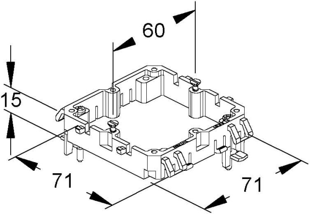 Niedax Geräteträger GDTR 15 NEU