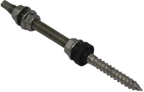 Schletter Solar Hanger Bolt Set 12x200 mounted 110012-200 NEW
