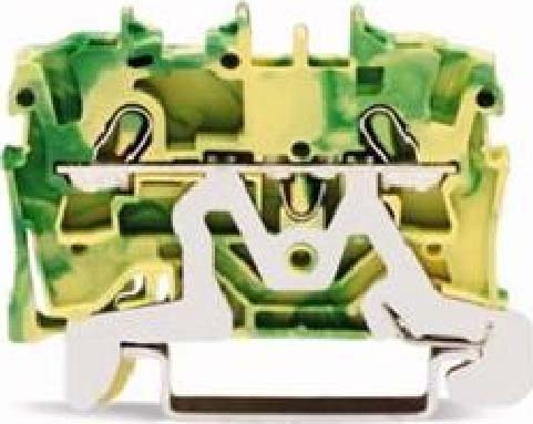 WAGO GmbH & Co. KG Protective conductor terminal 2-wire, TS 35 2002-1207 NEW