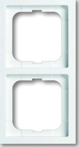 Busch-Jaeger frame 2-fold studio white, f.linear 1722-184K NEW