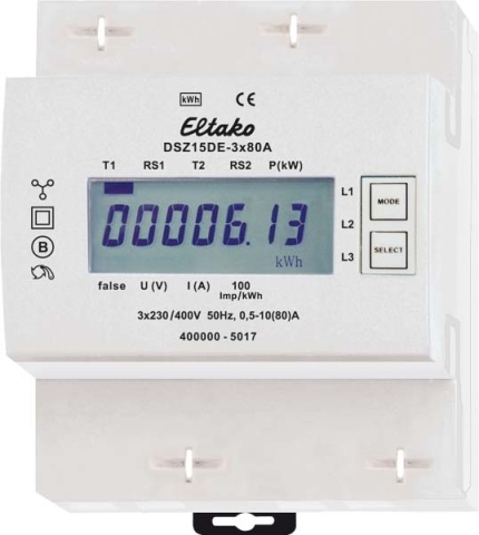 Eltako three-phase meter DSZ15DE-3x80A NEW