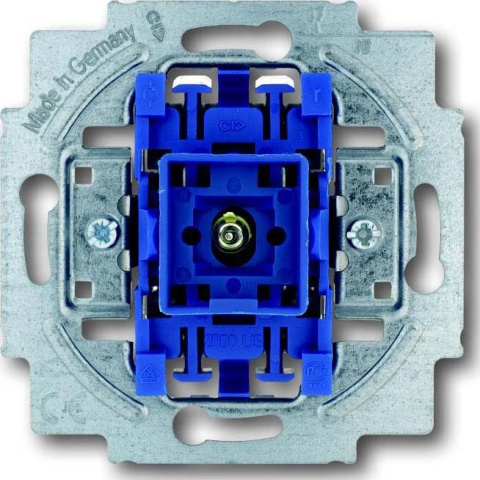 Busch-Jaeger Rocker control switch 10A, w.glow lamp 2000/6 USK NEW