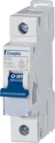 Doepke miniature circuit breaker DLS 6I B16-1 10KA NEW