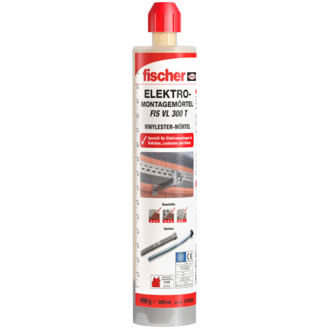 Fischer German Electric Installation Mortar 300 T #519558 NEW