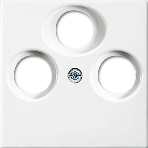 Busch-Jaeger coperchio presa antenna 3 fori aws 1743-03-914 NUOVO