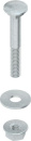 Niedax Flat Round Head Screw FLDM 6X45 NEW