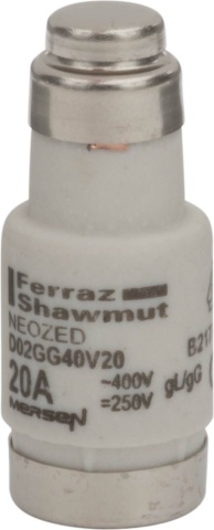 Mersen fuse link NEOZED D02 gG 20A/400V D02GG40V20 NEW