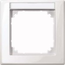 Merten Rahmen 1f.pws/gl m.Beschrift.-träger 470119 NEU