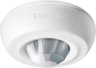 ESYLUX ESYLUX ceiling-mounted presence detector 360° remote-controlled PD 360i/24 BASIC NEW