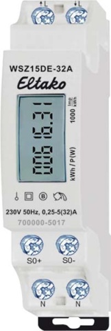 Eltako AC meter uncalibrated WSZ15DE-32A NEW