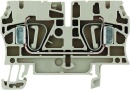 Weidmüller feed-through terminal 4qmm beige ZDU 4 NEW