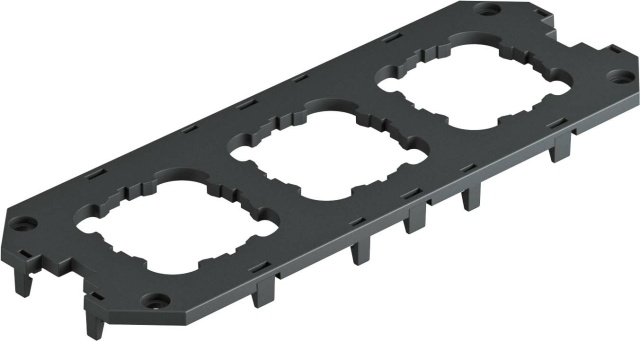 OBO Bettermann Vertr Abdeckplatte 3x50er ZP, 208mm UT4 D3 NEU