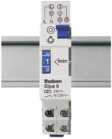 Timer luce scale Theben 1S, 1-7min ELPA 8 NUOVO