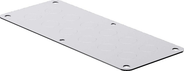 Rittal Metall-Flanschplatte M20 SZ 1581.200 NEU