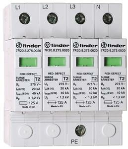 Finder Parafoudre type 2, triphasé 7P.25.8.275.0020 NOUVEAU