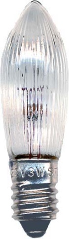 Scharnberger+Has. Bougie striée 13,5x45mm E10 34V 3W 57182 (VE3) NEUF