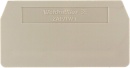 Weidmüller Abschlußplatte 59,5x2x30,5mm ZAP/TW...