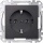 Merten SCHUKO socket outlet anth with plug-in terminal MEG2301-0414 NEW
