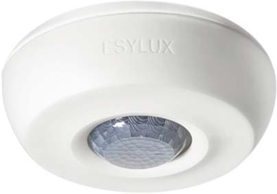 ESYLUX Rivelatore di movimento a soffitto ESYLUX 360deg RW circa 8m AP MD 360i/8 BASIC NUOVO