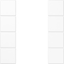 Jung Tastensatz, 4fach komplett LS 504 TSA WW NEU