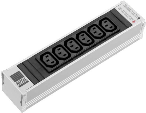 Módulo enchufable Rittal 6xIEC320, C13 DK 7856.080 NUEVO